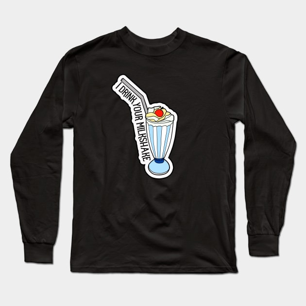 Milkshake Long Sleeve T-Shirt by Nerdpins